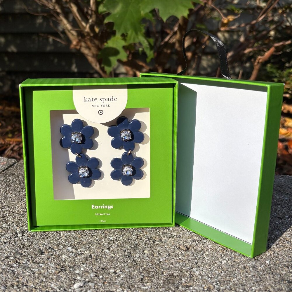 Kate Spade Target Floral Linear Earrings